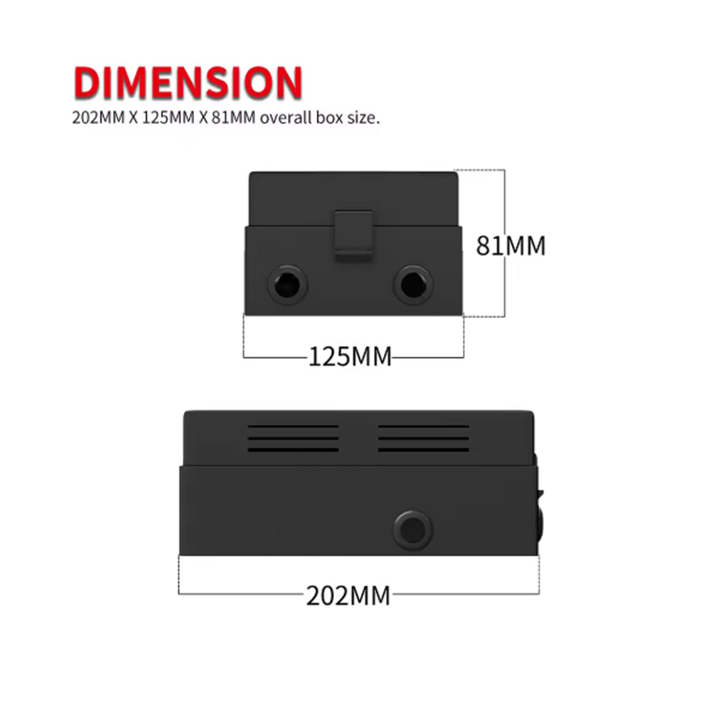 12V Fuse Relay Box 10 Relay Slots 15 ATC/ATO Fuses Holder for Car Truck Marine