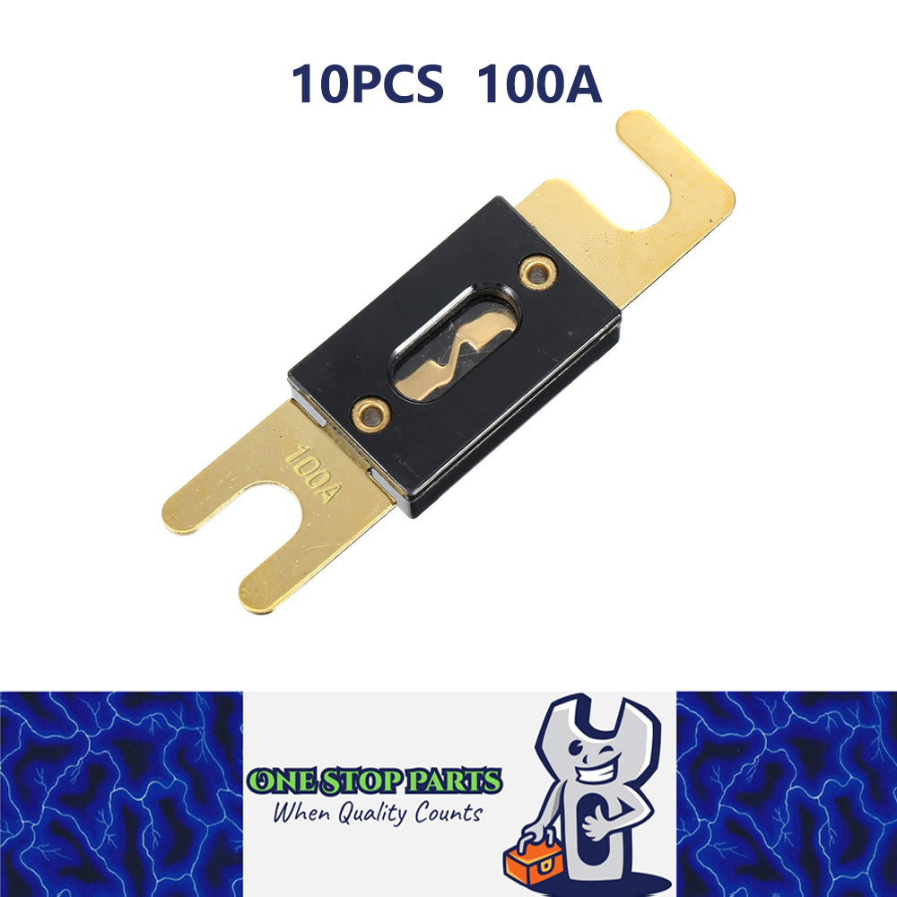 10 x 100AMP ANL MEGA Fuse Suits ANL/AML Holders 1pc 100A ANL Fuse 81mm Mega Fuse