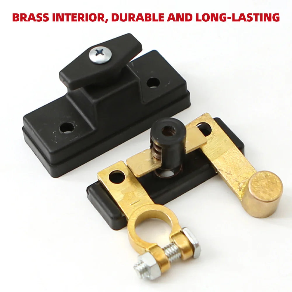 100A Car Battery Disconnect Switch 12V-24V Power-off Battery Kill Switch
