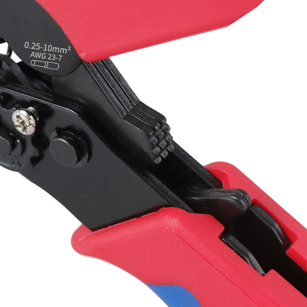 Ferrule Crimping Tool Kit Hexagonal Ratchet Jaw Wire Plier and 1200 Terminals