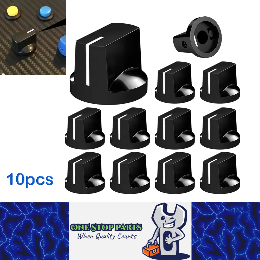 10pcs Guitar Effect Pedal Knobs 6.35MM Davies 1510 Control AMP Effect Pedal Knob