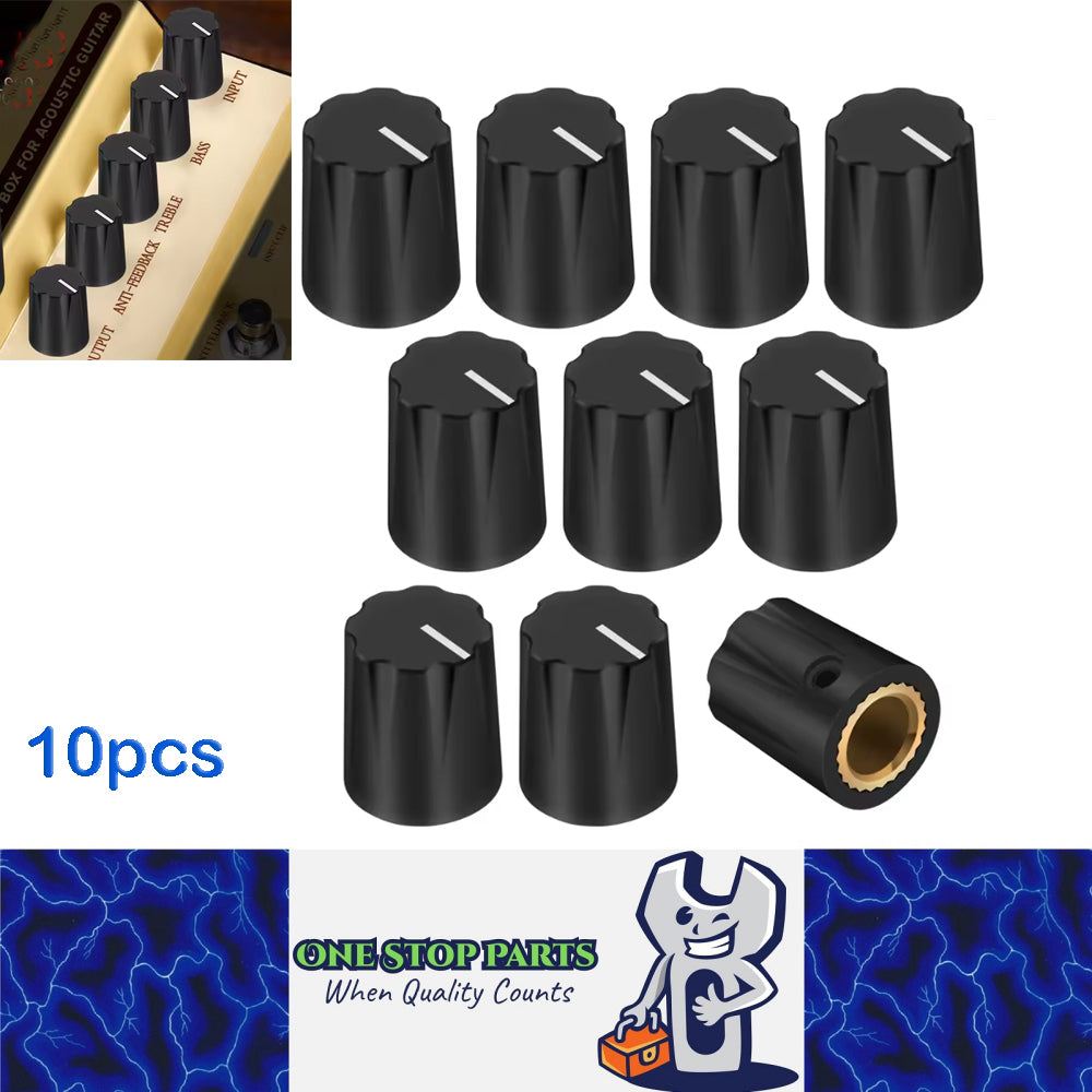 10pcs Guitar Effect Pedal Knobs 6.35MM Davies 1900h Clone for Volume Control