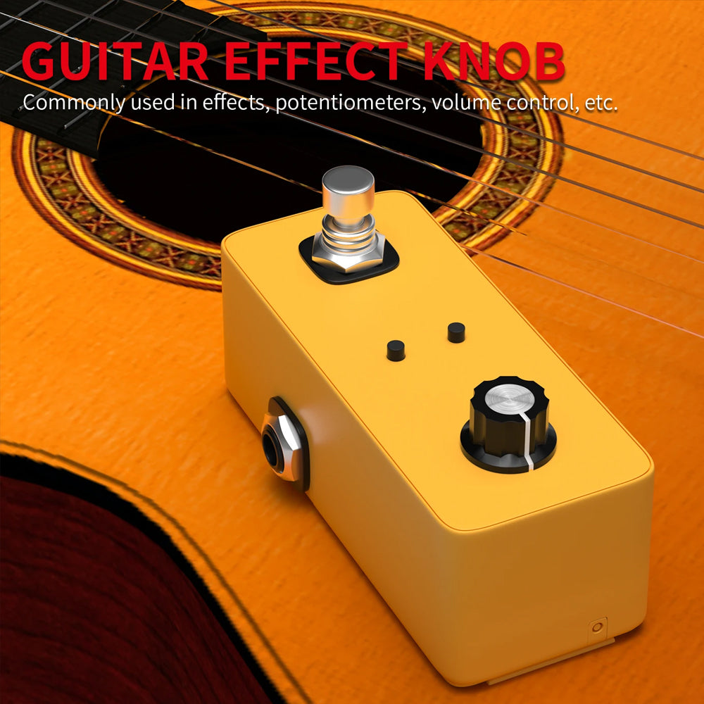 10pcs 6.35mm Potentiometer Knobs Guitar Pedal AMP Amplifier Volume Control Knobs