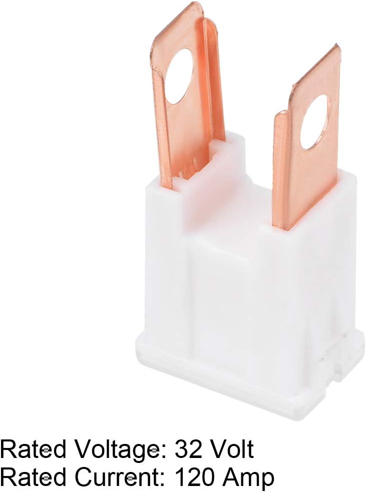 1 x 120Amp Large Male Slow Blow Fuse Block 15mmx22mm x 43mm High 120A Fuse