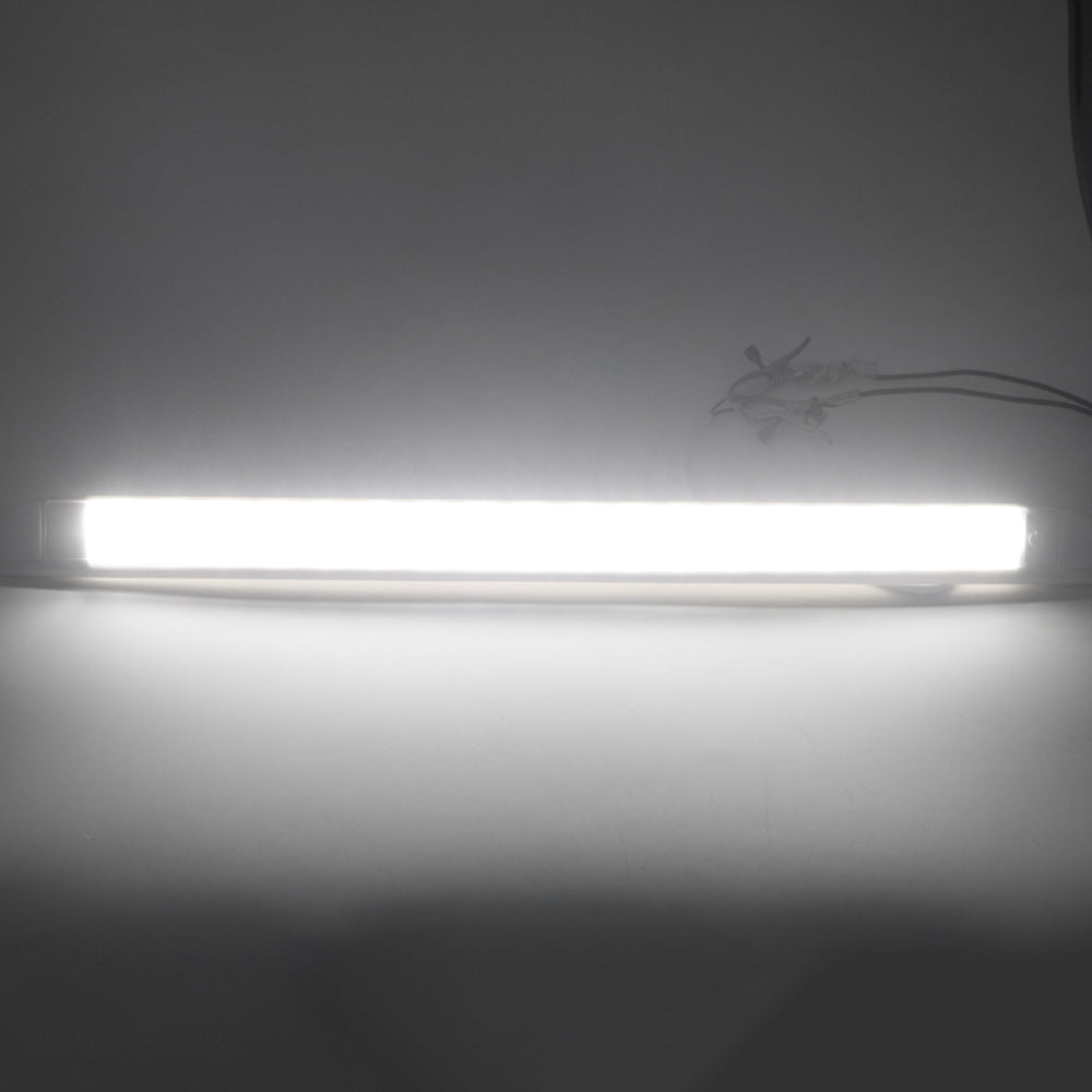 12v-24v 520mm White Body LED Awning Light White LED Caravan Outside Light (1pc)