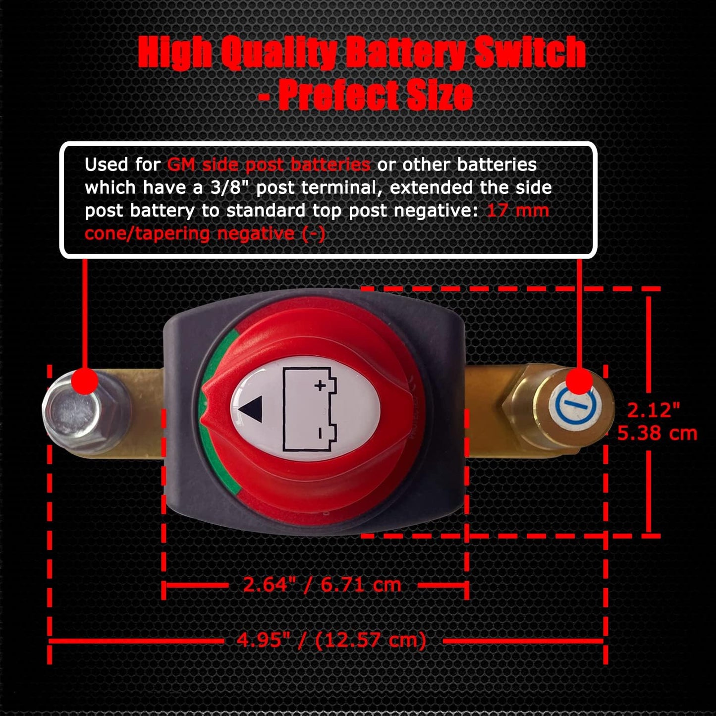 12V - 48V Heavy Duty Negative Terminal Isolator Switch Bike Boat Forklift Buggy