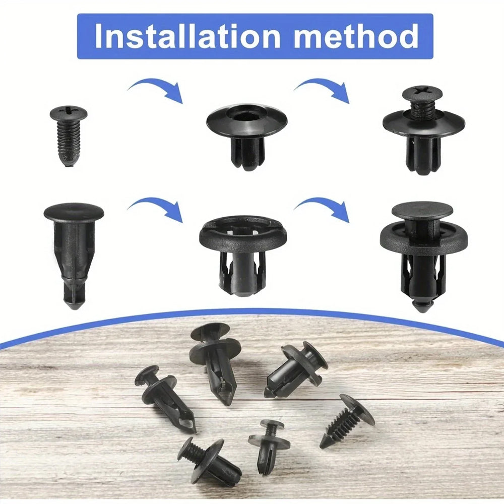 1400pcs Car Push Retainer Clip Fastener 36 Size Bumper Fender Rivet