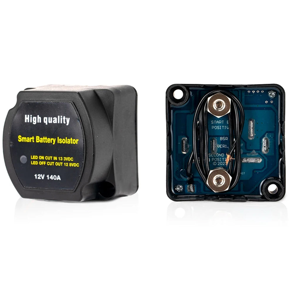 12V 140A Smart Battery Isolator with Voltage Display Voltage Sensitive Relay VSR
