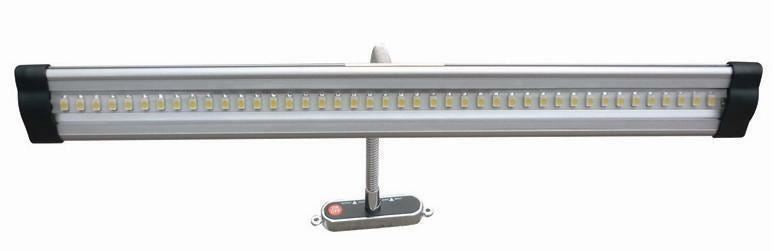 12V WARM WHITE 270LM 300MM MIRROR LIGHT ON 270MM FLEXI ARM WITH SWITCH ON BASE