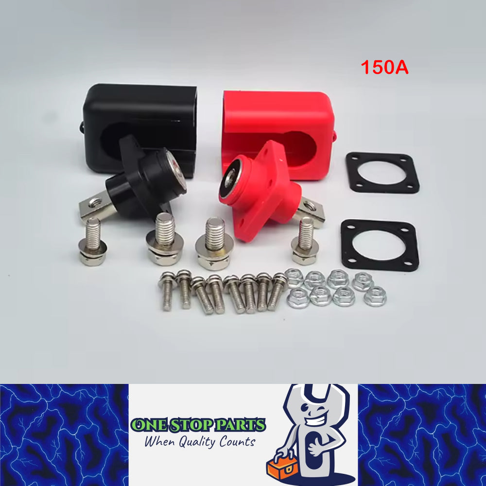 Pair 150A Copper Battery Terminal Energy Storage Terminal Battery Connector