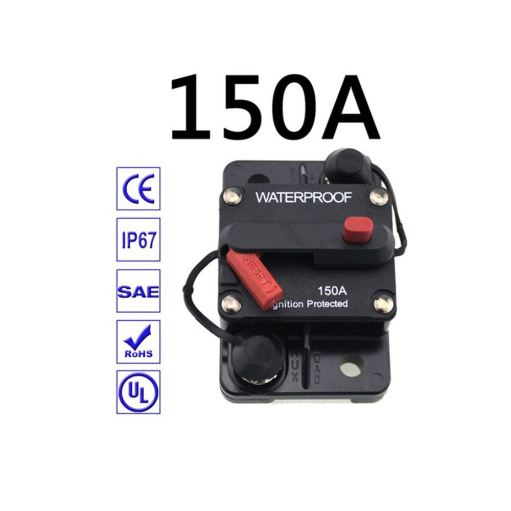 12v 150A Circuit Breaker Manual Reset Water Proof Ideal for 4wd Caravan Boat