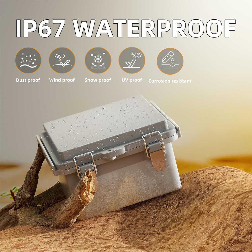 Waterproof Outdoor Electrical Box 150x150x90MM Plastic Junction Enclosure Box