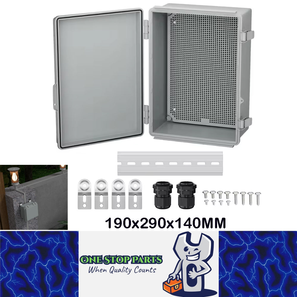 Waterproof Outdoor Electrical Box 190x290x140MM Plastic Junction Enclo ...