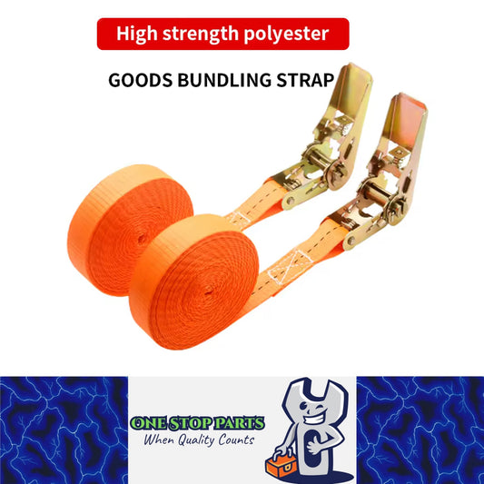 Heavy Duty Ratchet Strap Cargo Luggage Tie Down Ratchet Rope Strap