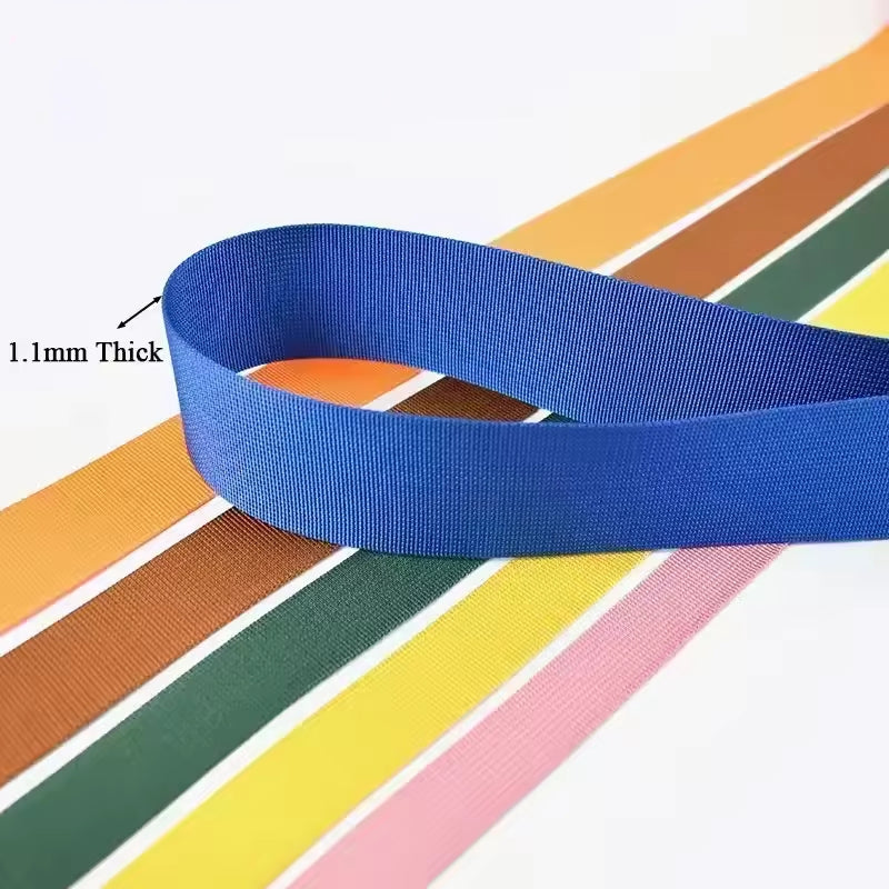 5m x 20mm Red Nylon Webbing Strap Safety Belt Knapsack Bag Leash DIY Crafting