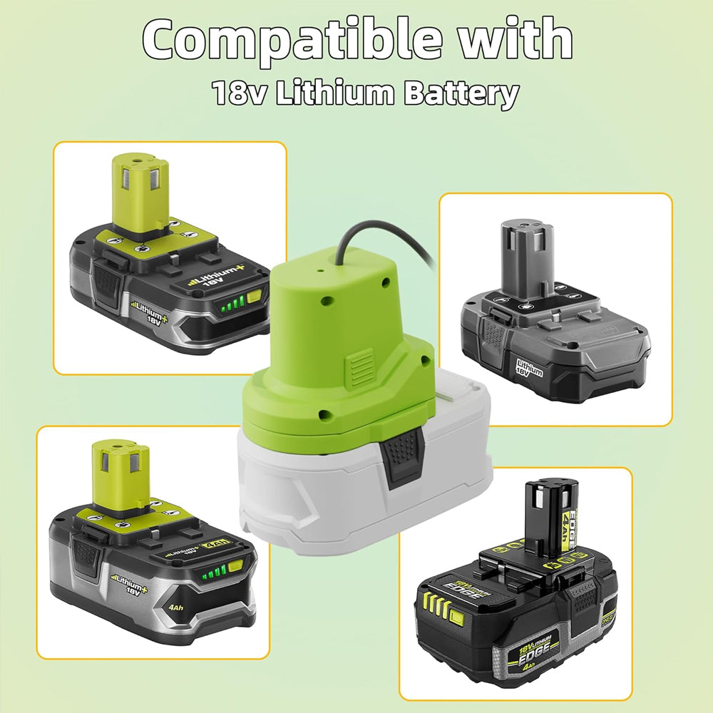 Starlink Mini DC Power Cable 1M to Ryobi 18V Battery Adapter for Camping Travel