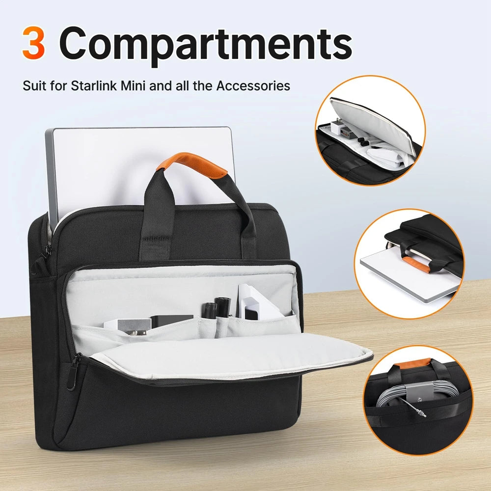 Starlink Mini Travel Case for Starlink Mini and Accessories Carrying Handbag
