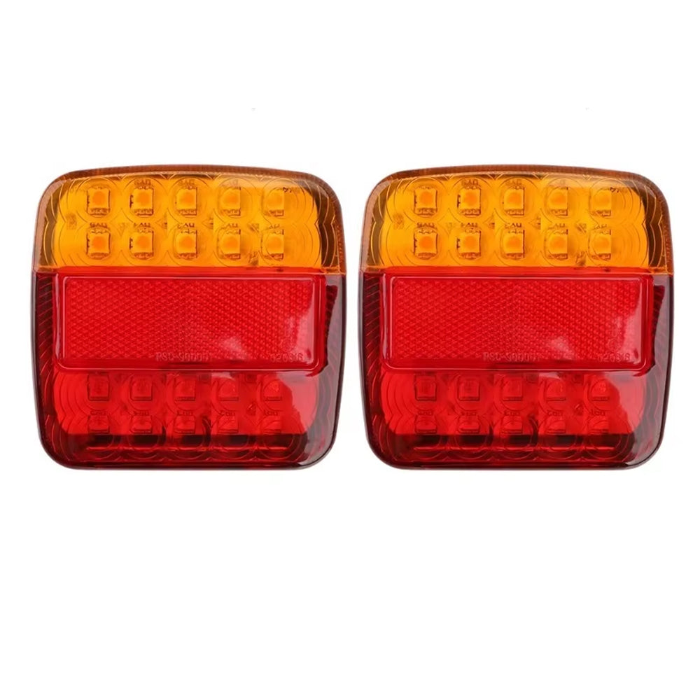 1x 12V LED Trailer Light Stop Tail Indicator Number Plate Light Combo Truck Lamp