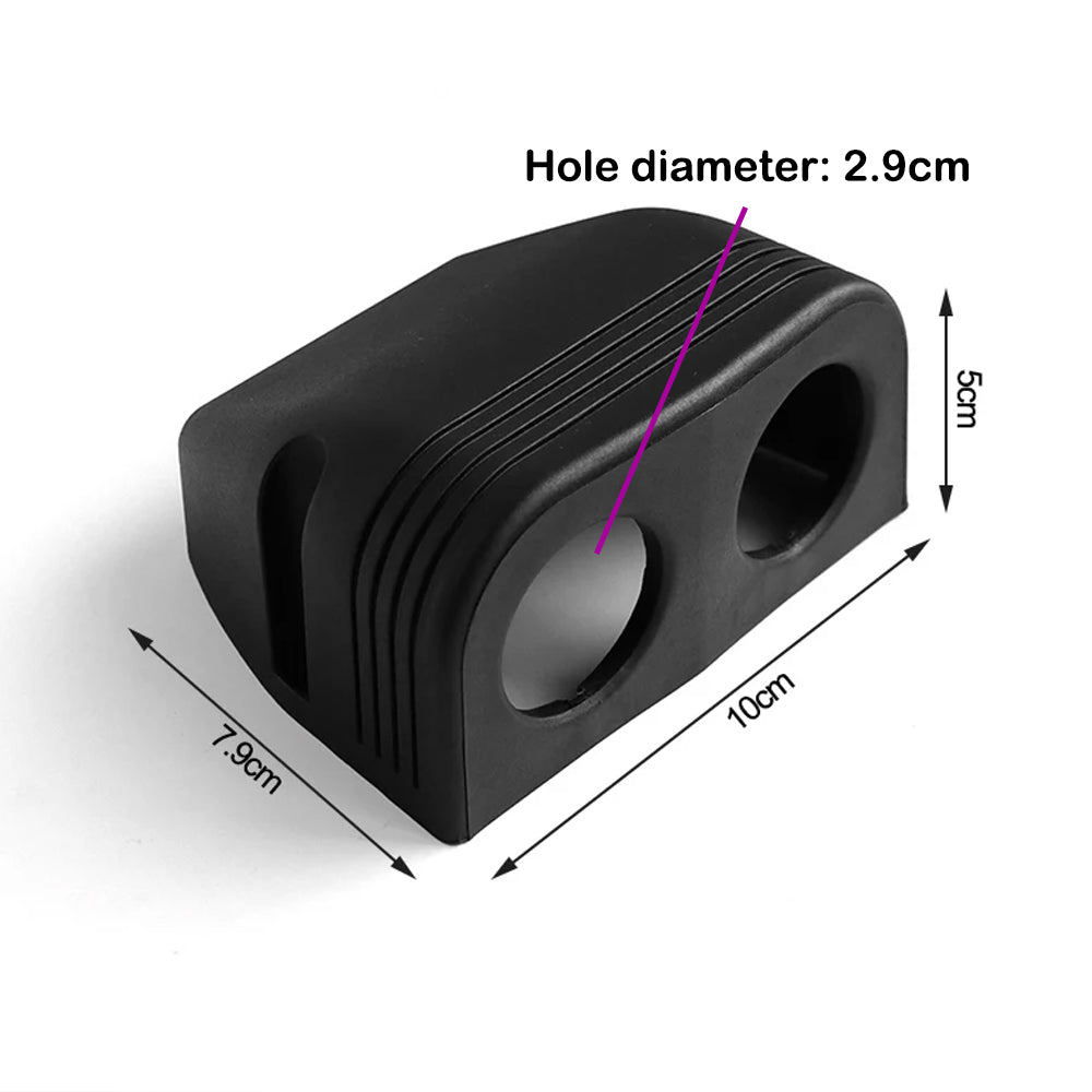 2 Holes USB Socket Tent Panel USB Outlet Tent Panel for Cigarette Lighter Socket