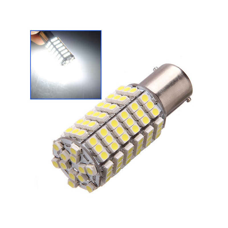 BA15D 12V 120 SMD COOL WHITE 1020 LUMENS CARAVAN CAR BIKE BOAT LED GLOBE