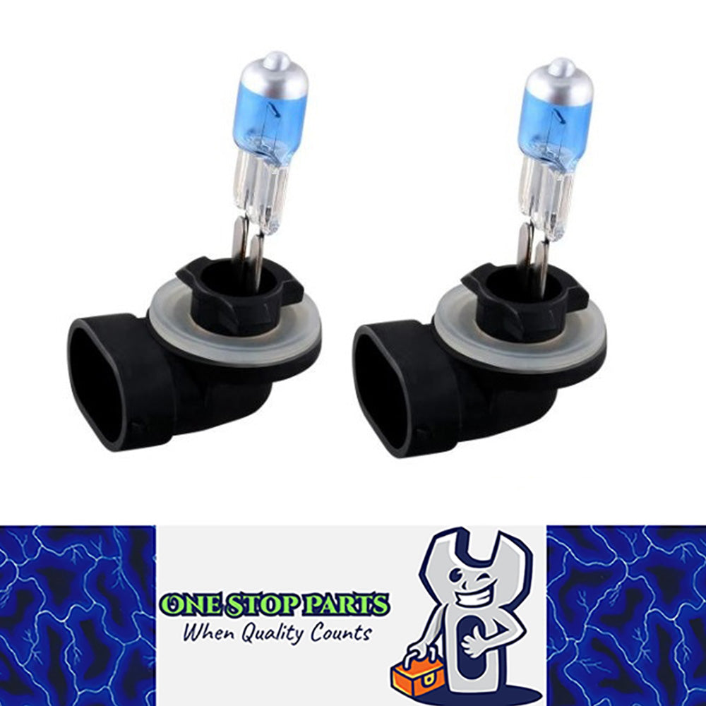 2 x 12v H27 881 27w Blue Coated Halogen Globes Australian Stock (Pair)
