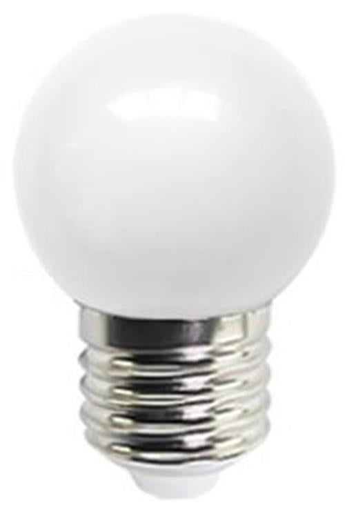 2 x Cool White 12v E27 1W LED Bubble Globe Frosted White ideal for sign (2pcs)