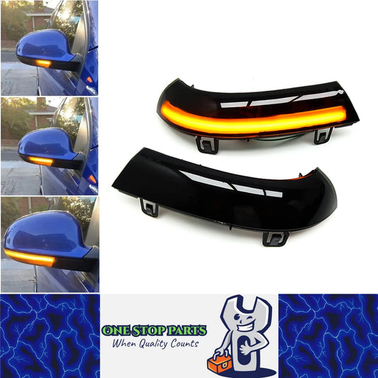 2 x Dynamic LED Mirror Indicator Signal Light VW GOLF 5 MK5 Jetta GTI Passat B5