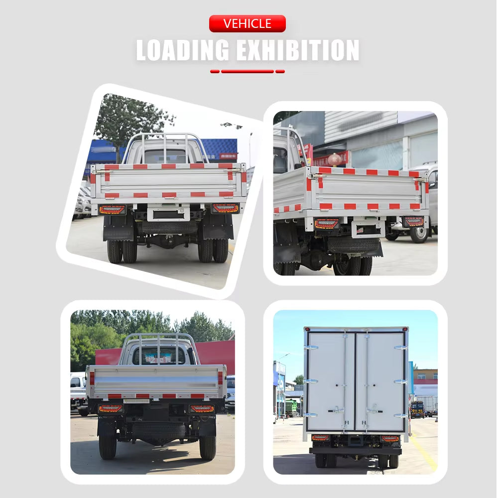 2 x Dynamic LED Truck Lights 12V-24V Stop Tail Indicator Lamps for Trailer Lorry