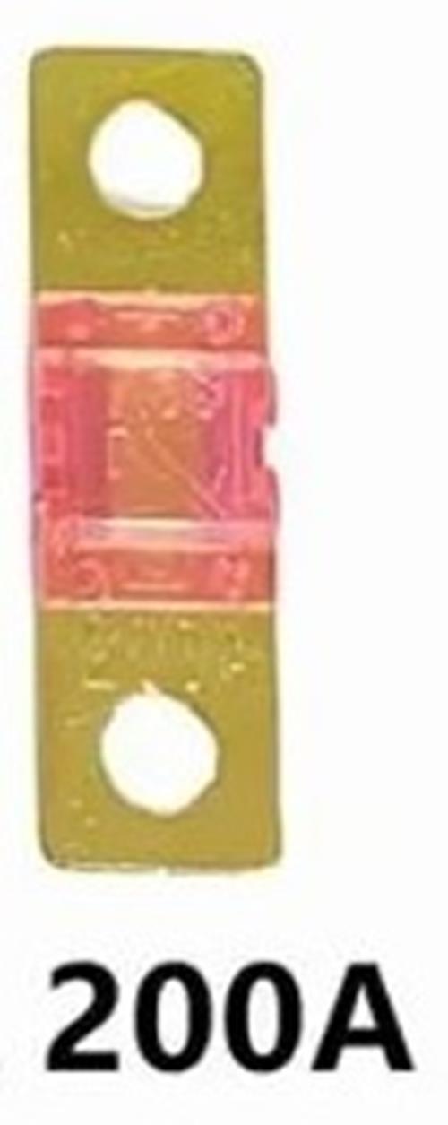 100 x 200A MIDI Fuses ANS 200Amp Fuses 41mm x 12mm 4wd Caravan Fuses 100pcs