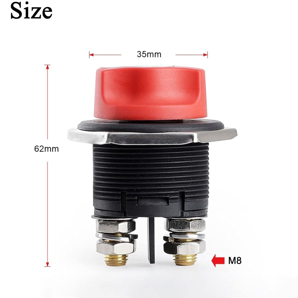 12V-24V 200Amp Heavy Duty Isolator Switch 35mm for Cars Boats 4wd Truck Caravan