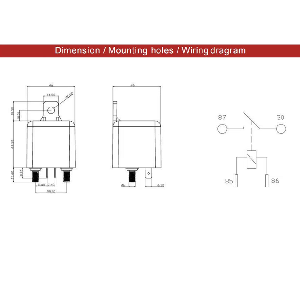 12v 200Amp Relay for Dual Battery set up, Winch, Caravan 4wd Auxilary Battery