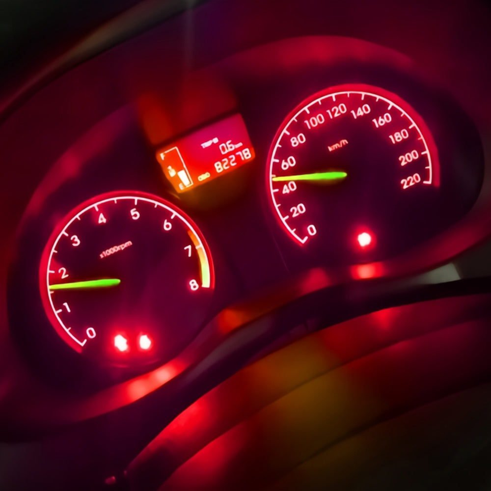 10 x 12v Red T3 Neo 8mm Base Gel COB offers even spread (10pcs)