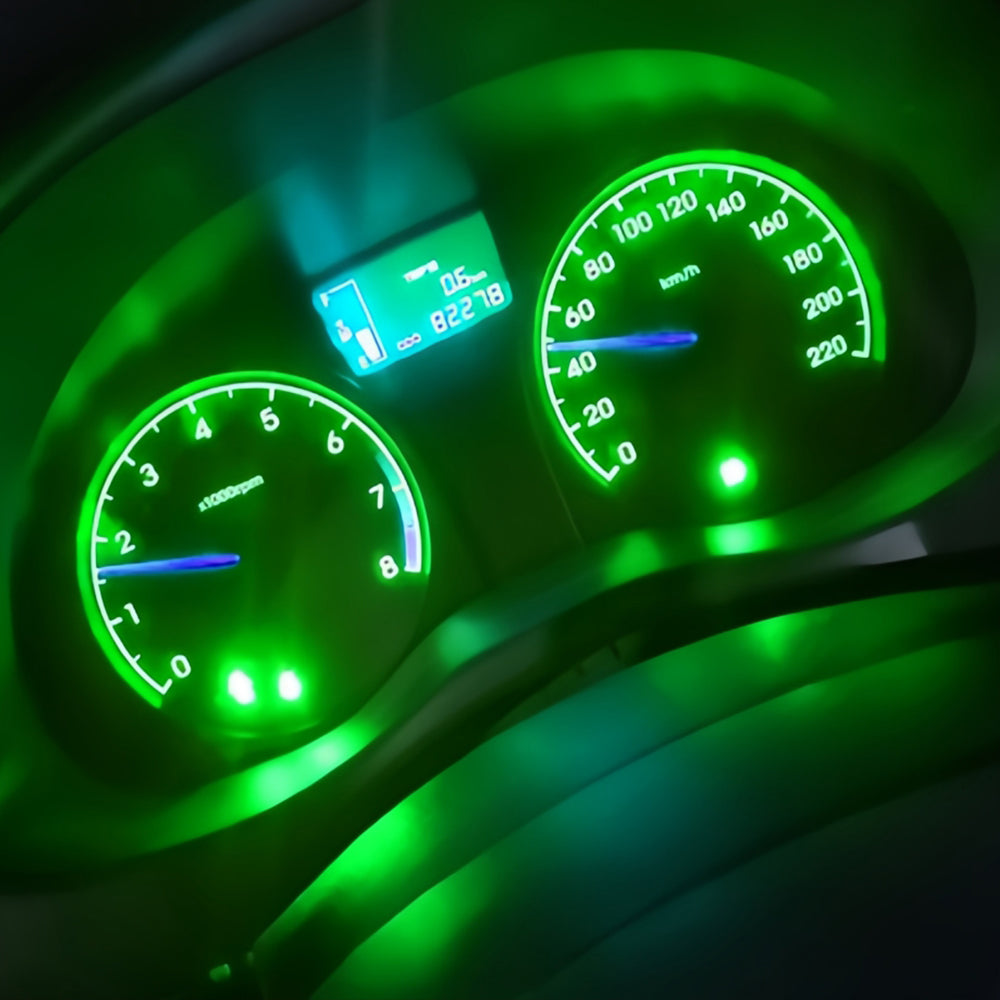 10 x 12v Green T3 Neo 8mm Base Gel COB offers even spread (10pcs)