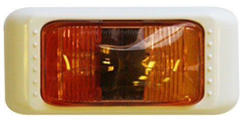 10 x LED MARKER LIGHTS SIDE MARKER LAMP RED AMBER WITH WHITE SURROUNDS