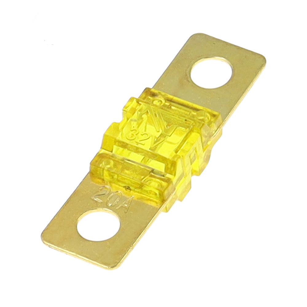 5 x 20A MIDI Fuses ANS 20 Amp Fuses 41mm x 12mm Yellow 4wd Caravan Fuses 5pcs
