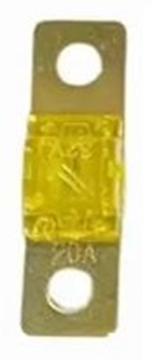 100 x 20A MIDI Fuses ANS 20Amp Fuses 41mm x 12mm Yellow 4wd Caravan Fuses 100pcs