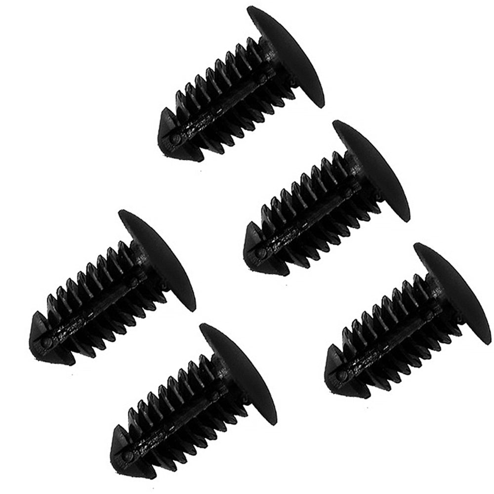 100pcs 11mm Black Plastic Body Rivets Fasteners Suits 10mm Hole with 20mm Head
