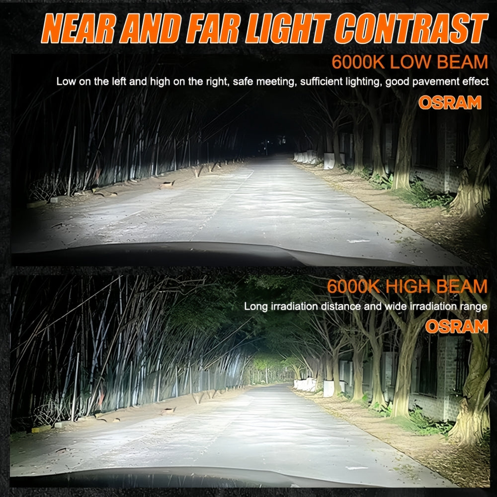 2 x OSRAM D1S LED Globes 12V 45W 6000K Headlight Original Osram D1S LED Bulbs