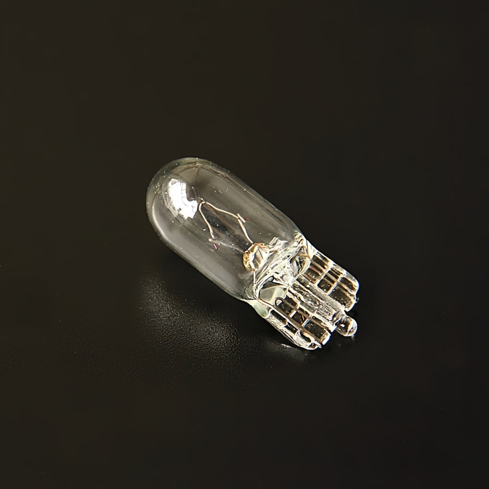 10 X 24V T10 5W WEDGE GLOBES 10MM BASE CLEAR INCANDECENT GLOBES 10PCS