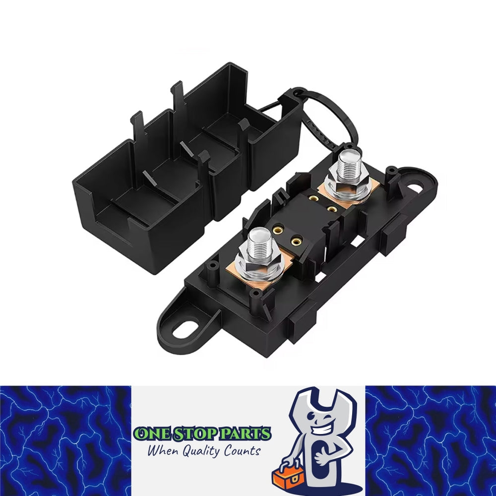 ANM Mega Fuse Holder with Bolt On 250 Amp Mega Fuse Supplied ANM Mega Fuse Block