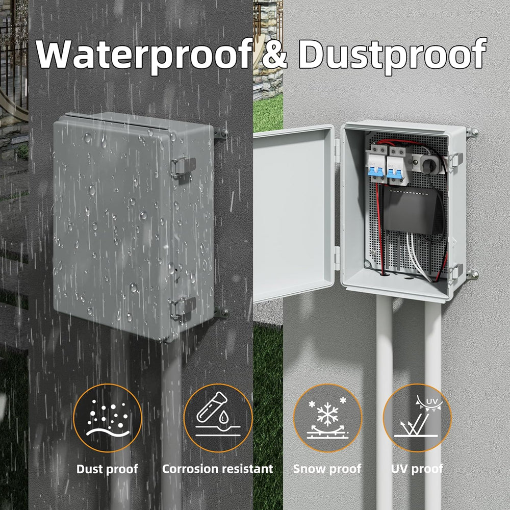 Waterproof Outdoor Electrical Box 250x350x150MM Plastic Junction Enclosure Box