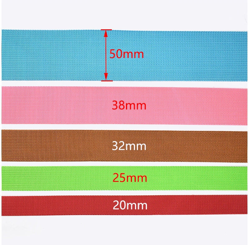5m x 20mm Red Nylon Webbing Strap Safety Belt Knapsack Bag Leash DIY Crafting