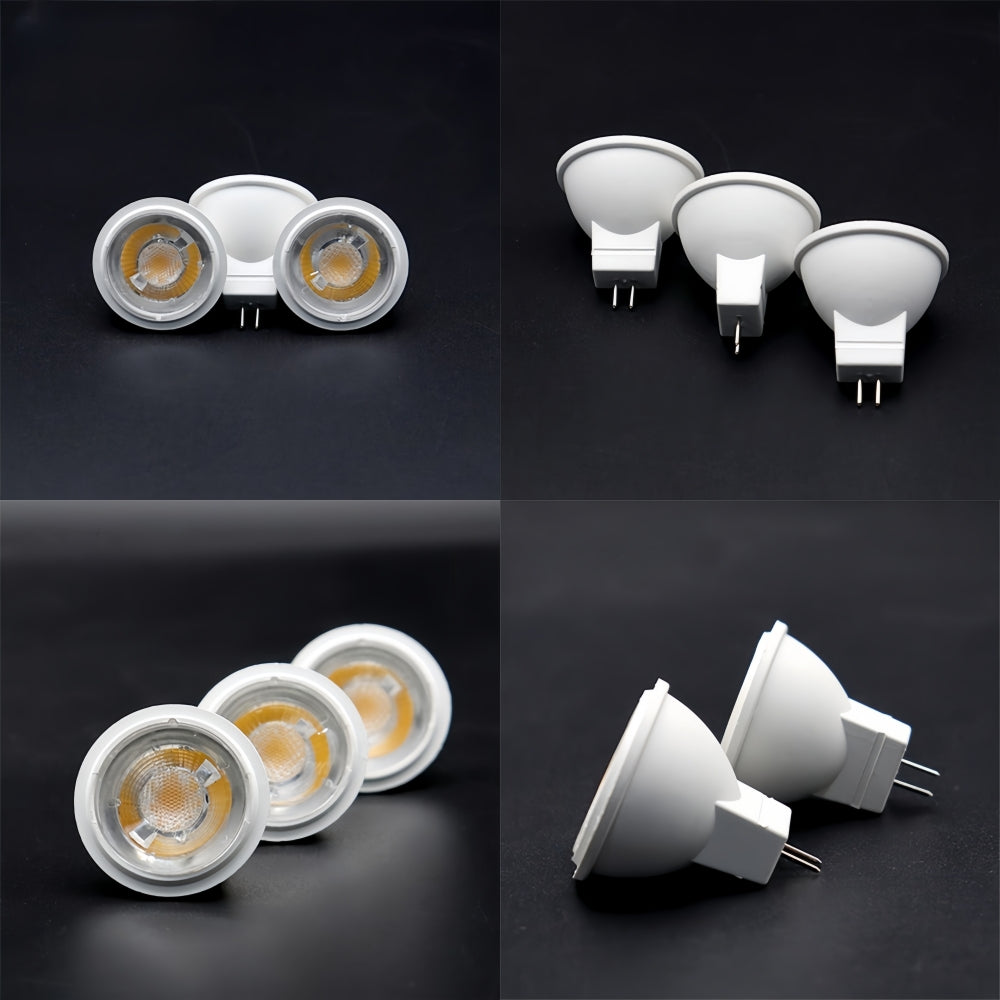 9 x MR11 3W LED Spotlight AC/DC 12V-24V 38 Degree 6000K Cold White Downlight