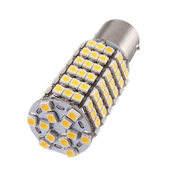 BA15D 12V 120 SMD WARM WHITE 1020 LUMENS CARAVAN CAR BIKE BOAT LED GLOBE