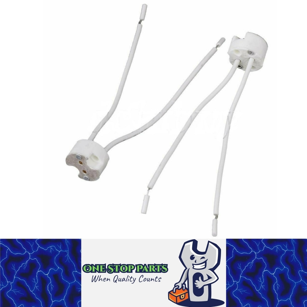 2 X 2 PIN CONNECTORS SUITS MR11 MR16 GU5.3 lamp socket / MR11 MR16 lamp holder