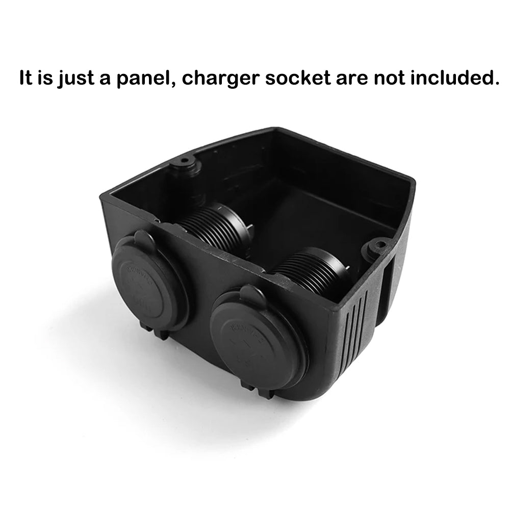 3 Holes USB Socket Tent Panel USB Outlet Tent Panel for Cigarette Lighter Socket