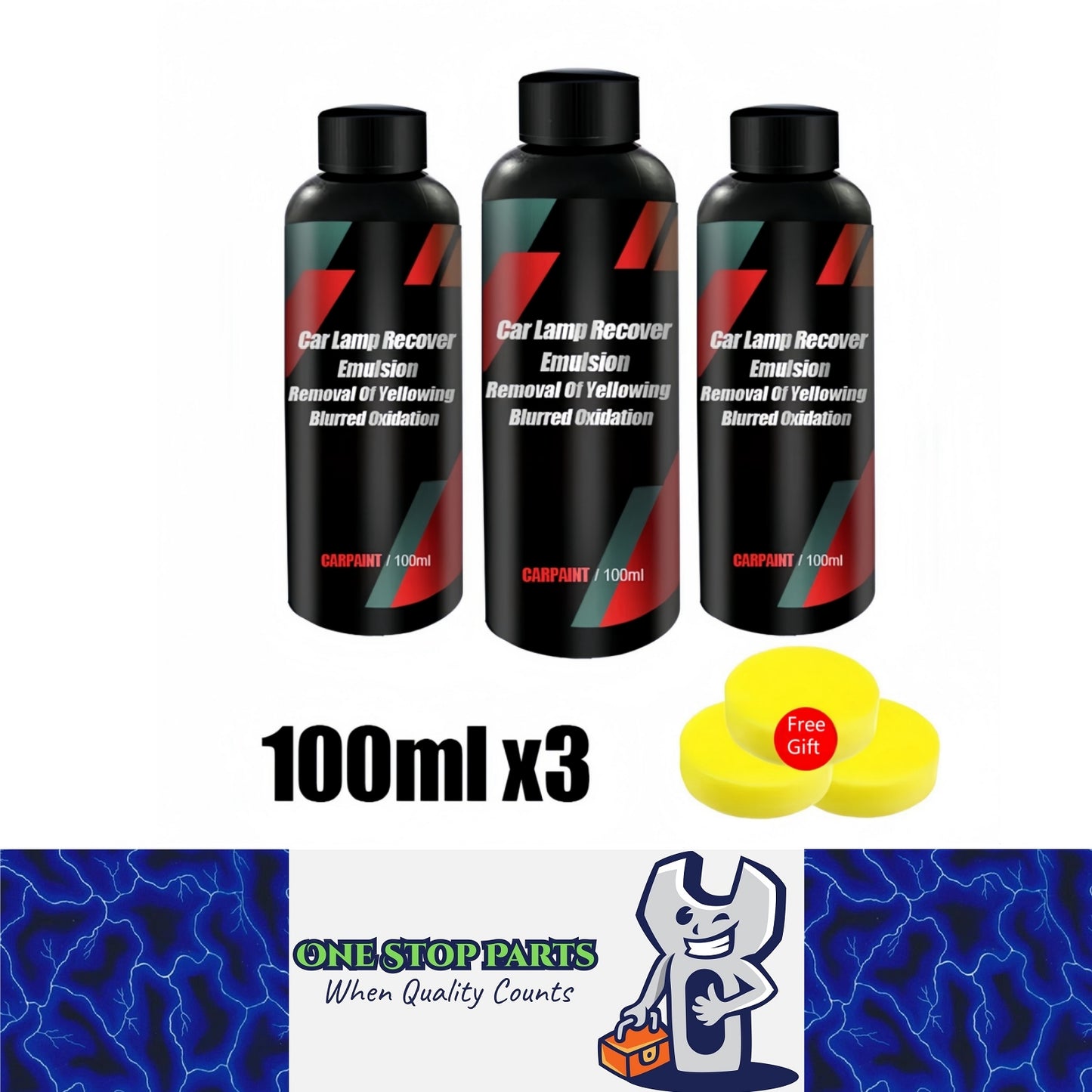 300ml Headlight restorer Polishing Kit Headlamp Polish (300ml)