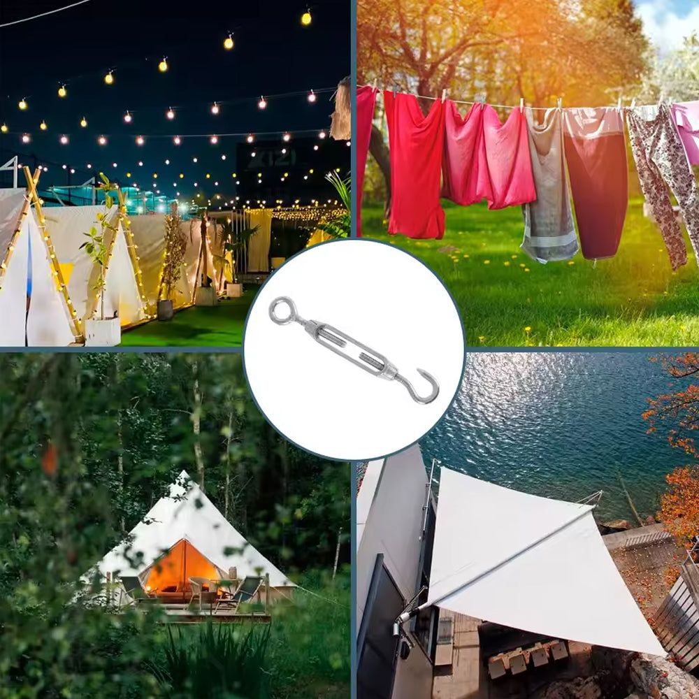 30m 304 Stainless Steel Cable Rope Kits PVC Coated Heavy Duty Wire Cable Rope