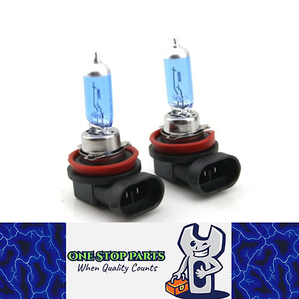2 x Halogen 12v HB4 9006 55w Super White 5000k Globes Quality Australian Stock