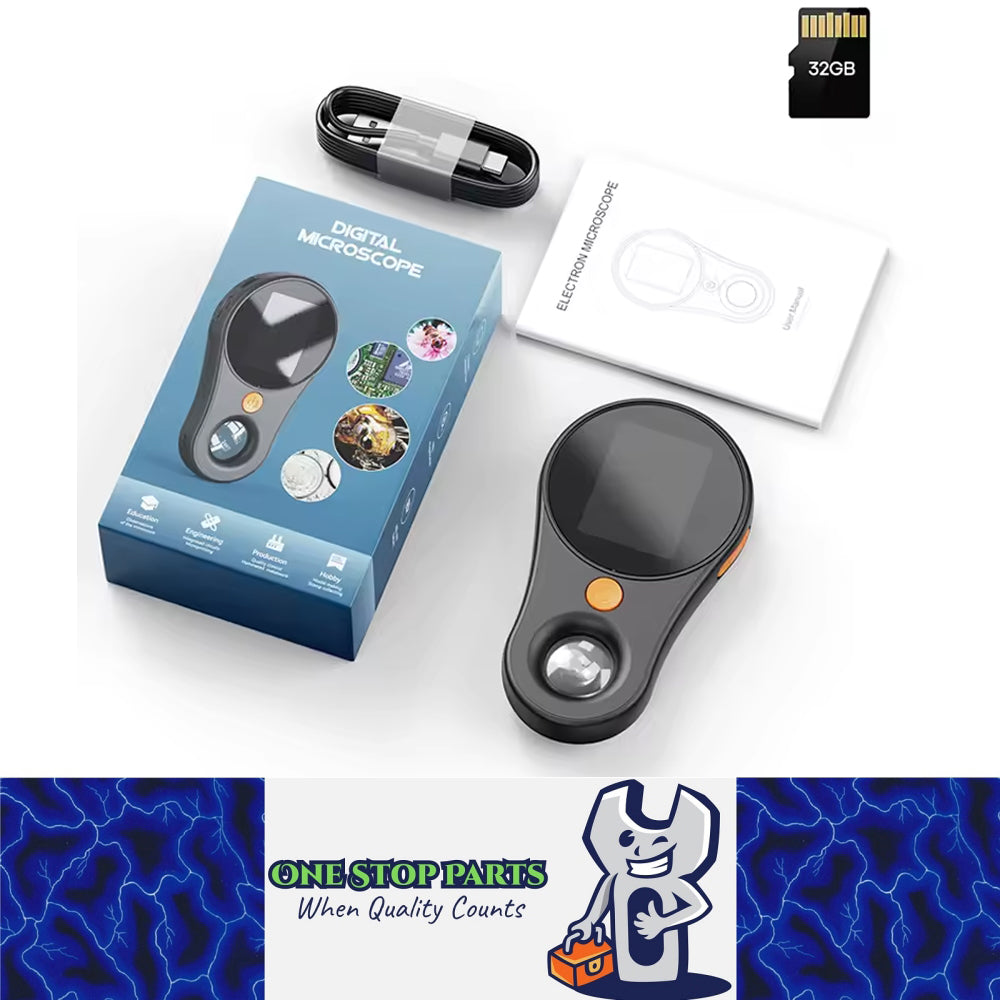 2 inch 500X Digital Microscope 1080P 32G LED Electronic Repair Magnifying Glass